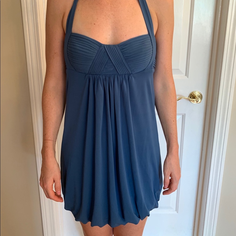 Blue BCBG cocktail dress
